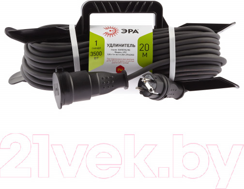 Изображение товара Удлинитель на рамке ЭРА UFx-1e-3x1.5-20m-IP44(KG) / Б0050868