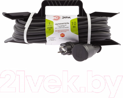 Изображение товара Удлинитель на рамке ЭРА UFx-1e-3x2.5-10m-IP44(KG) / Б0050870