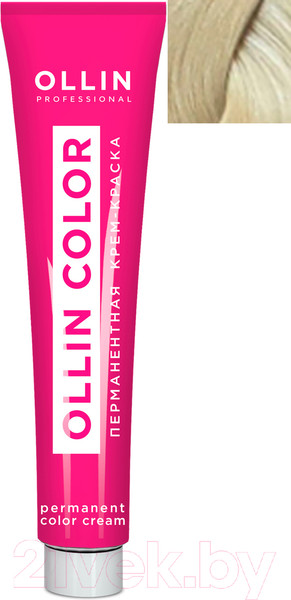 Изображение товара Крем-краска для волос Ollin Professional Color перманентная 11/1 (60мл, специальный блондин пепельный)