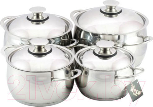 Изображение товара Набор кастрюль Кухар Магнолия Престиж КМ3-024М
