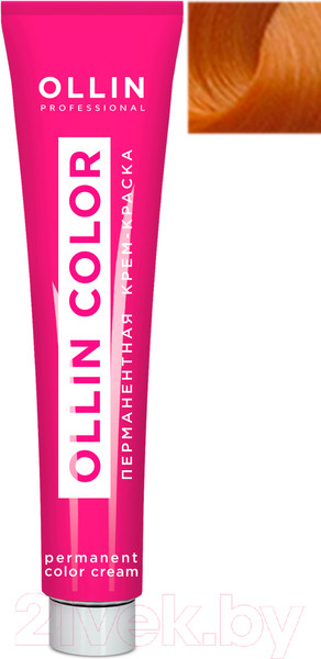 Изображение товара Крем-краска для волос Ollin Professional Color перманентная 10/43 (60мл, светлый блондин медно-золотистый)
