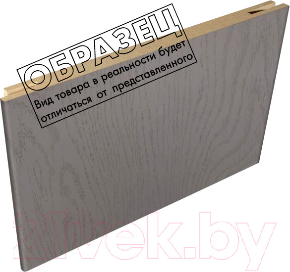 Изображение товара Добор Velldoris Экошпон телескопический 100x8x2150 / VD065185 (дуб шале графит)