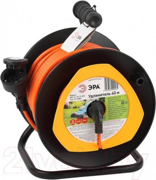 Изображение товара Удлинитель на катушке ЭРА RPx-1e-3x1.5-40m / Б0046839