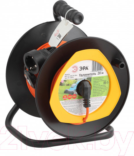 Изображение товара Удлинитель на катушке ЭРА RPx-1e-3х0.75-20m / Б0043045