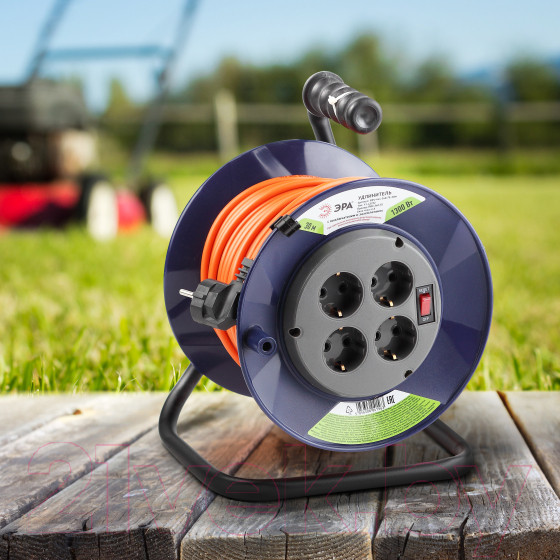 Изображение товара Удлинитель на катушке ЭРА RPx-4es-3х0.75-30m / Б0043052