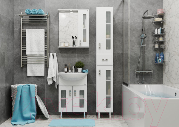 Изображение товара Тумба под умывальник Onika Кристалл 55.18 (105555)