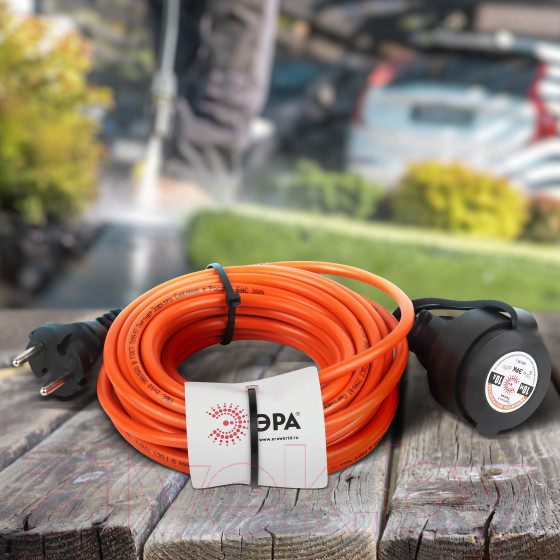 Изображение товара Удлинитель ЭРА UPx-1-2x1-10m-IP44 / Б0046805