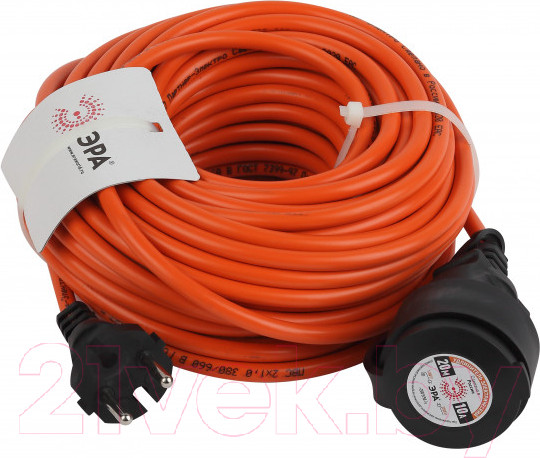 Изображение товара Удлинитель ЭРА UPx-1-2x1-20m-IP44 / Б0046806