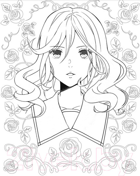 Изображение товара Раскраска Эксмо Fun Manga Girls. Раскраска для творчества и вдохновения (Харт К.)