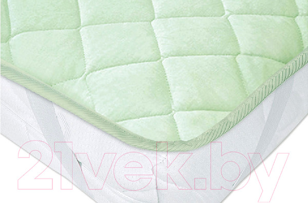 Изображение товара Наматрасник защитный Vegas Protect Cotton S4 200x200 (фисташковый)