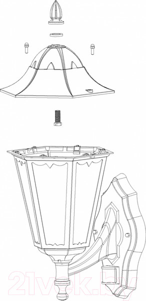 Изображение товара Бра уличное Eglo Navedo 93458