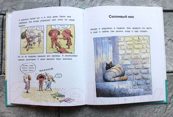 Изображение товара Комикс Эксмо Кот Пончик. Мохнатое семейство (Бадель Р.)