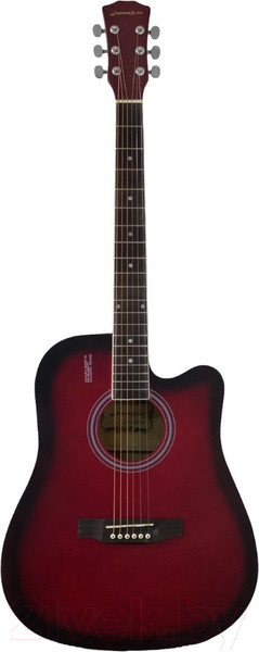Изображение товара Акустическая гитара Elitaro E4120 RDS (красный)