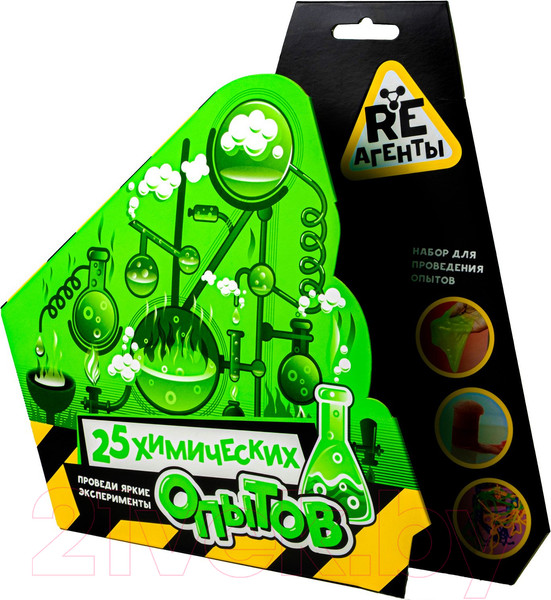 Изображение товара Набор для опытов Re-Агенты 25 химических опытов / EX062Т