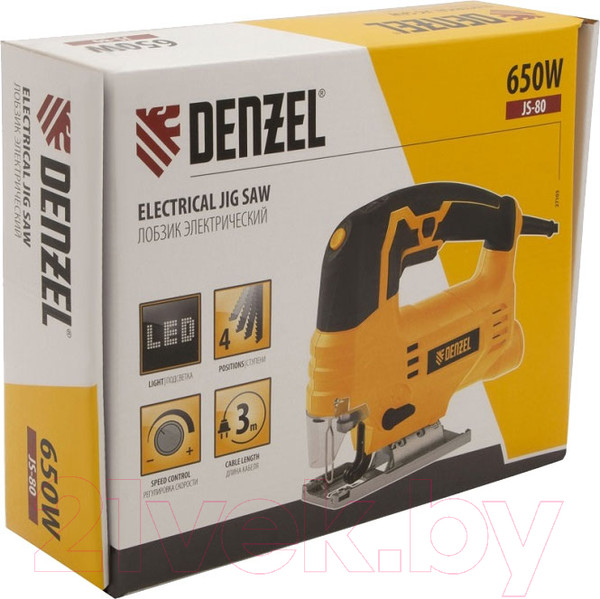 Изображение товара Электролобзик Denzel JS-80 / 27103