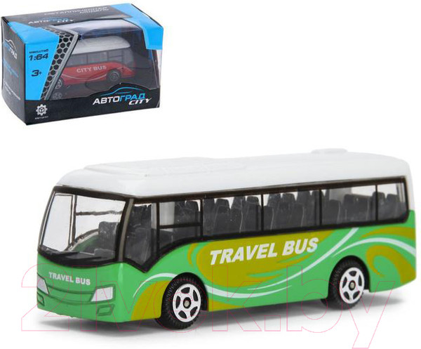 Изображение товара Автобус игрушечный Автоград 1997269 (зеленый)