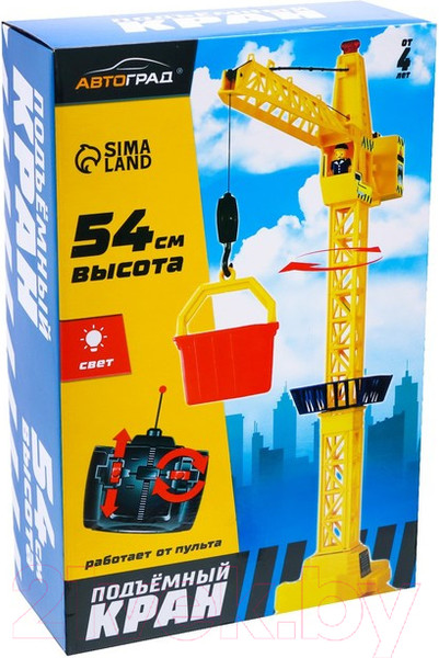 Изображение товара Игрушка на пульте управления Автоград Кран игрушечный / 5135394