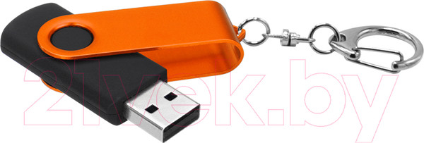 Изображение товара USB flash накопитель No Brand Twist Color 16Gb / 3024.07 (оранжевый)