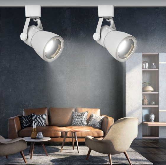Изображение товара Трековый светильник ЭРА TR38-GU10 WH / Б0053307 (белый)