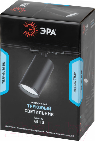 Изображение товара Трековый светильник ЭРА TR39-GU10 BK / Б0053310 (черный)