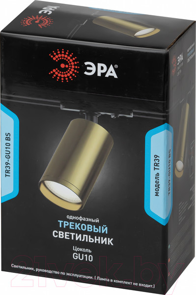 Изображение товара Трековый светильник ЭРА TR39-GU10 BS / Б0053311 (латунь)