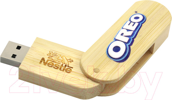 Изображение товара USB flash накопитель No Brand Green / 3014.11 (светло-коричневый)