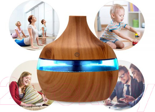 Изображение товара Ультразвуковой увлажнитель воздуха No Brand Holz USB / 21011.19 (коричневый)