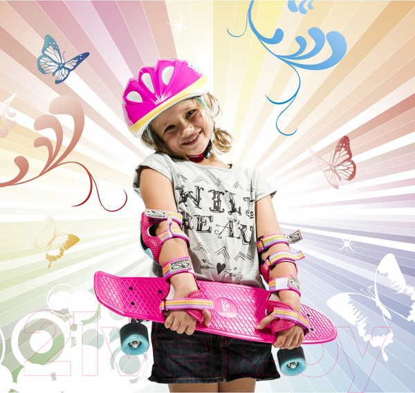Изображение товара Скейтборд Hudora Retro Skate Wonders 12152 Rosa