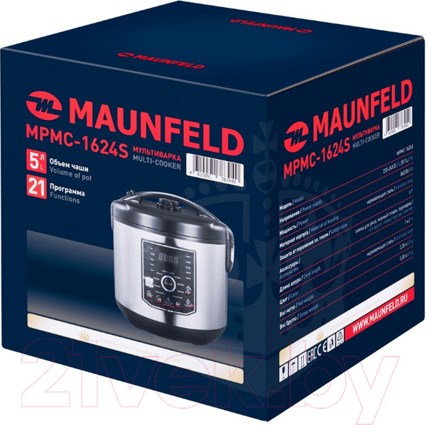 Изображение товара Мультиварка Maunfeld MPMC-1624S