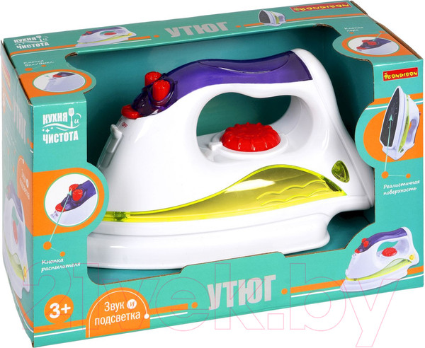 Изображение товара Утюг игрушечный Bondibon Кухня и чистота / ВВ5376
