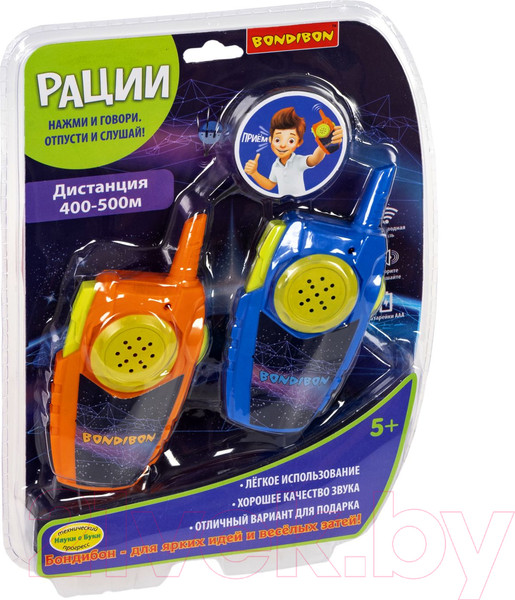 Изображение товара Рация игрушечная Bondibon ВВ5461 (оранжевый/синий)