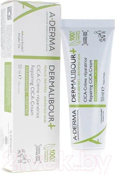 Изображение товара Крем для лица A-Derma Dermalibour+ Cica Восстанавливающий  (50мл)