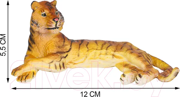 Изображение товара Набор фигурок игровых Masai Mara Мир диких животных. Семья тигров и семья зебр / MM211-254