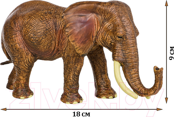 Изображение товара Набор фигурок коллекционных Masai Mara Мир диких животных. Семья слонов / MM211-255