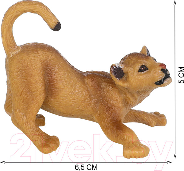 Изображение товара Набор фигурок коллекционных Masai Mara Мир диких животных. Семья тигров и семья львов / MM211-256