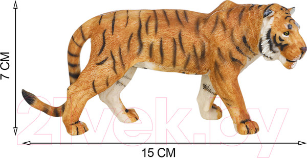 Изображение товара Набор фигурок коллекционных Masai Mara Мир диких животных. Семья тигров и семья львов / MM211-256