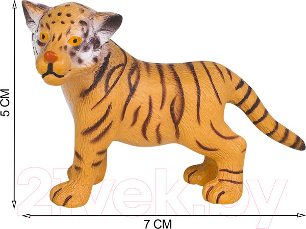 Изображение товара Набор фигурок коллекционных Masai Mara Мир диких животных. Семья тигров и семья львов / MM211-256