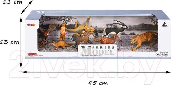 Изображение товара Набор фигурок игровых Masai Mara Мир диких животных / MM211-258