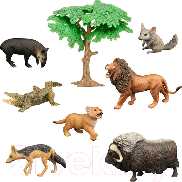 Изображение товара Набор фигурок коллекционных Masai Mara Мир диких животных / MM211-261