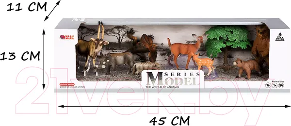Изображение товара Набор фигурок игровых Masai Mara Мир диких животных / MM211-263
