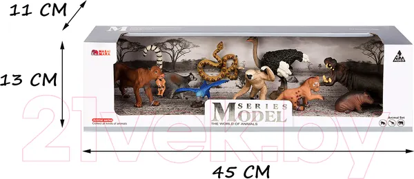 Изображение товара Набор фигурок игровых Masai Mara Мир диких животных / MM211-265
