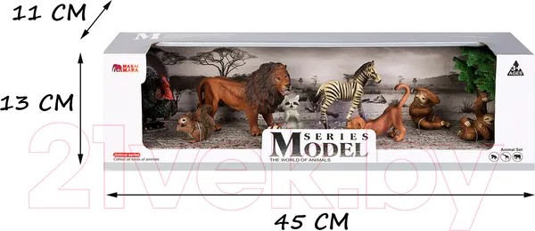 Изображение товара Набор фигурок игровых Masai Mara Мир диких животных / MM211-267
