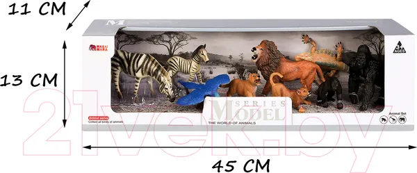 Изображение товара Набор фигурок игровых Masai Mara Мир диких животных / MM211-276