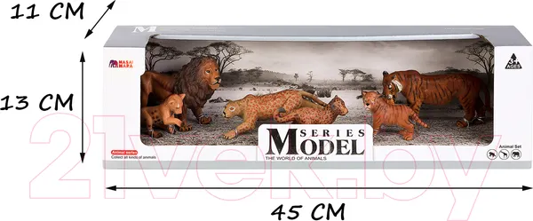 Изображение товара Набор фигурок игровых Masai Mara Мир диких животных / MM211-280