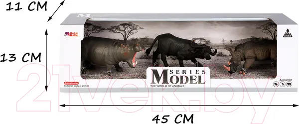 Изображение товара Набор фигурок игровых Masai Mara Мир диких животных / MM211-284