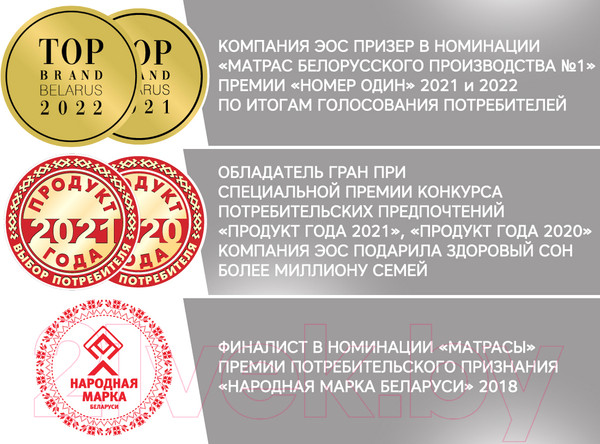 Изображение товара Наматрасник детский EOS Весна E 80x160 (бязь)