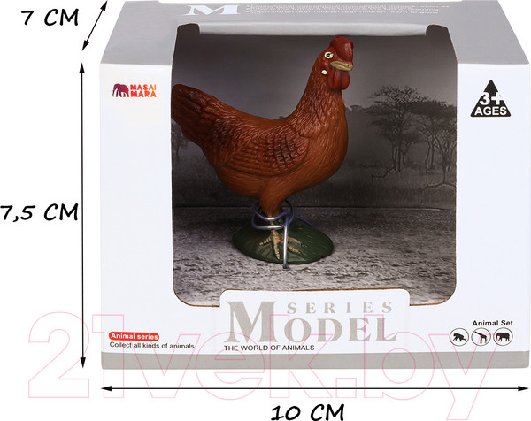 Изображение товара Фигурка коллекционная Masai Mara На ферме. Курица / MM212-179