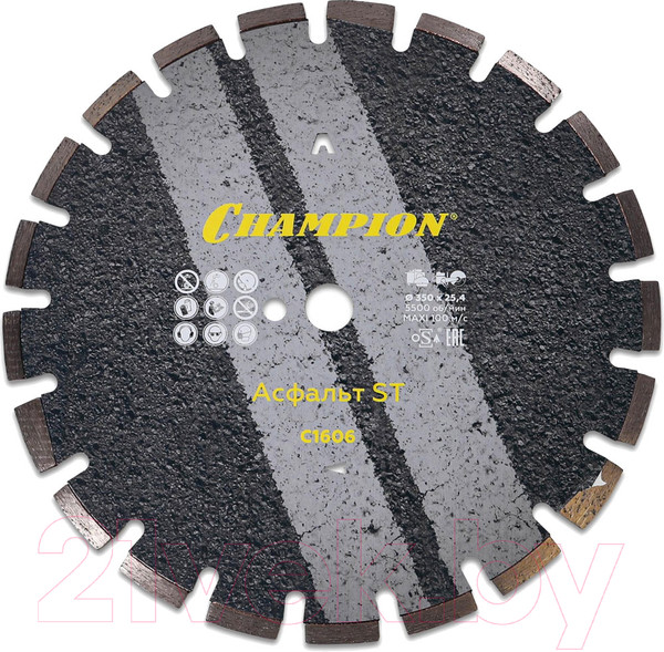 Изображение товара Отрезной диск алмазный Champion C1606