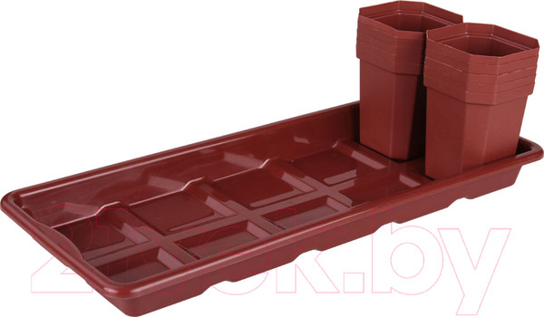 Изображение товара Набор горшков для рассады Альтернатива М1010