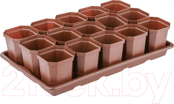 Изображение товара Набор горшков для рассады Альтернатива М1007
